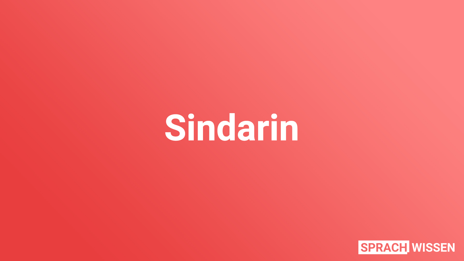 Sindarin